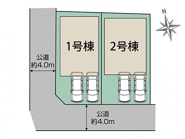 春日井市穴橋町山本2棟 区画図