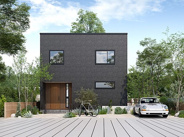 【ジブンハウス88A外観デザイン】テイストは3つのスタイルからお選びいただけます。