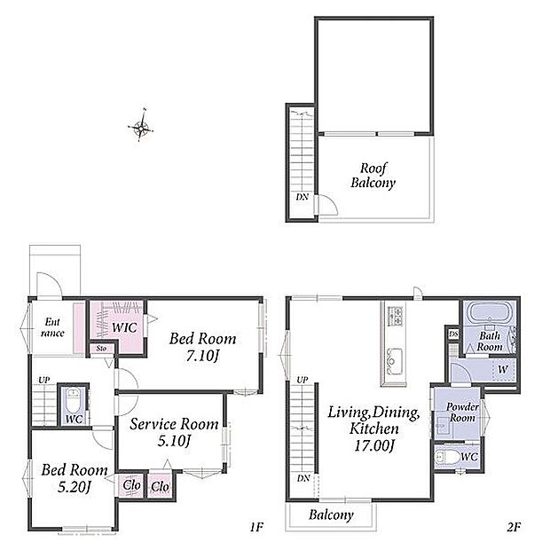 城山公園まで1461m