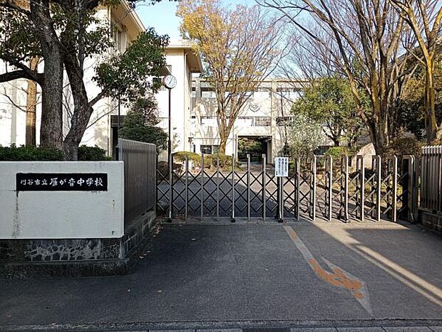 刈谷市立雁が音中学校（約1,112m）