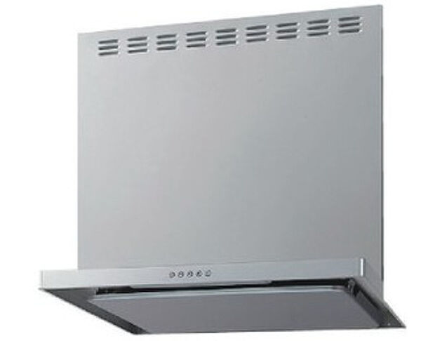 【キッチン「ノクト」】浄水器一体型水栓付のシステムキッチン。美しさと機能性を兼ね備えた薄型のレンジフード。スライド式の収納は奥のスペースまで有効に活用できます。