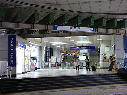 東武鉄道「梅島」駅 1440m