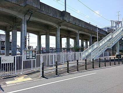 城北線 勝川駅 560m