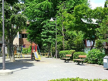 上北沢八幡公園 582m