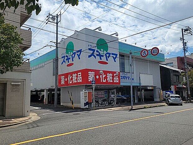 ドラッグスギヤマ 仲田店（約752m）