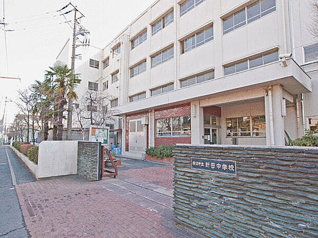 横浜市立新田中学校(約695m)
