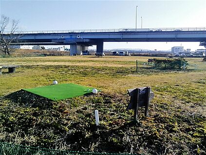 第46号松川橋緑地 1297m