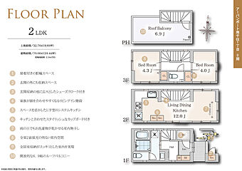 三ノ輪駅徒歩１１分、開放的なルーフバルコニーが付いた２ＬＤＫ　～アーバンポート南千住１丁目　II期～ その他