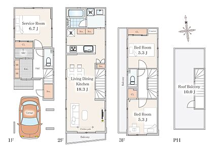 車庫面積11.76ｍ2含む 