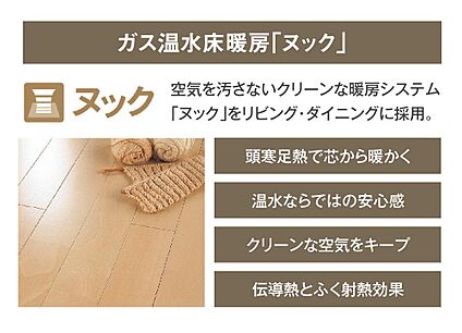 【ガス温水床暖房】