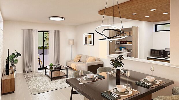 ～統一感と開放感のある33家族の街並みが誕生～
（9号棟完成イメージ）