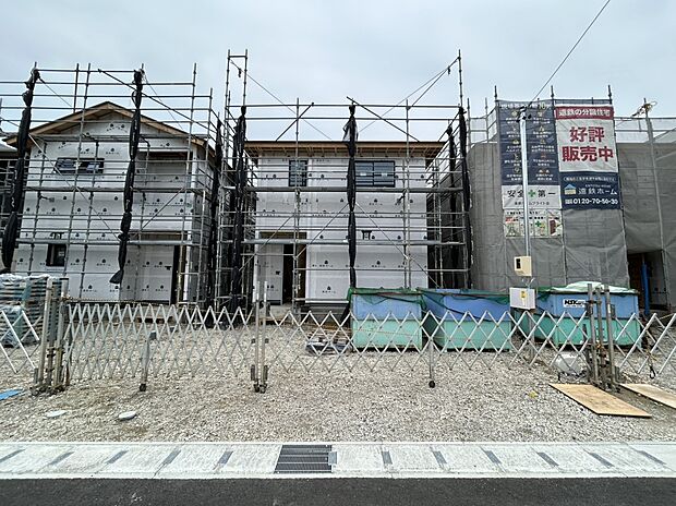 No.4　上棟時写真 。工事状況は随時写真を更新します。（2026年7月4日撮影）