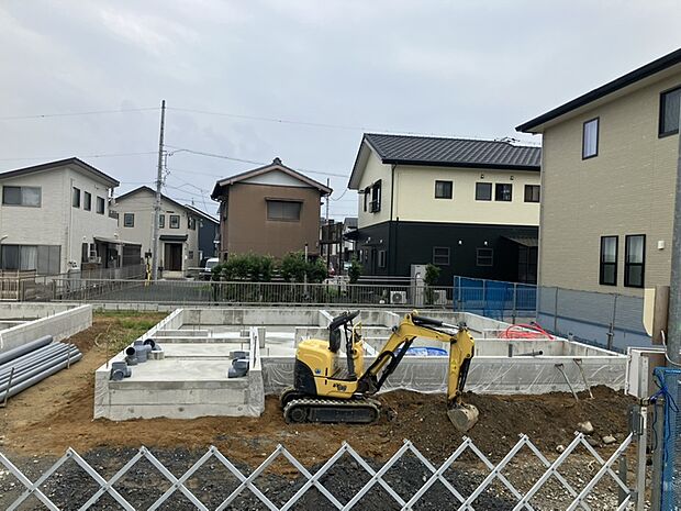【No.6　外観】着工しました！工事状況は随時写真を更新します。（2026年9月26日撮影）