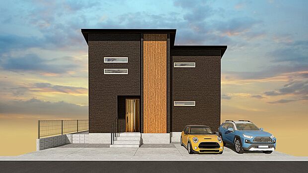 【No.2　完成予想外観】完成予想外観(※画像はイメージです。実際のものとは多少異なる場合がございます。)