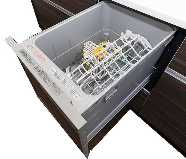 【【食洗機】】手に優しく節水もできる食洗機を搭載!食器を一気に丸洗いでき、家事の時短にもつながります。(同仕様の設備)