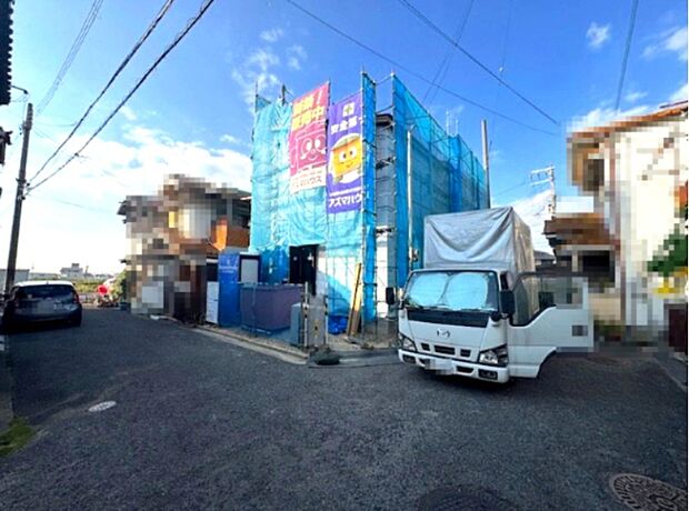 【現地写真】敷地面積23.39坪!東南角地につき、採光・通風良好です。(2025年11月15日撮影)