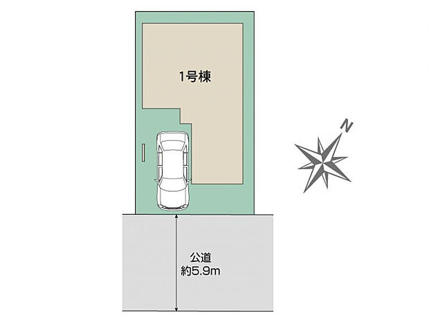 西宮市上甲東園5丁目 区画図