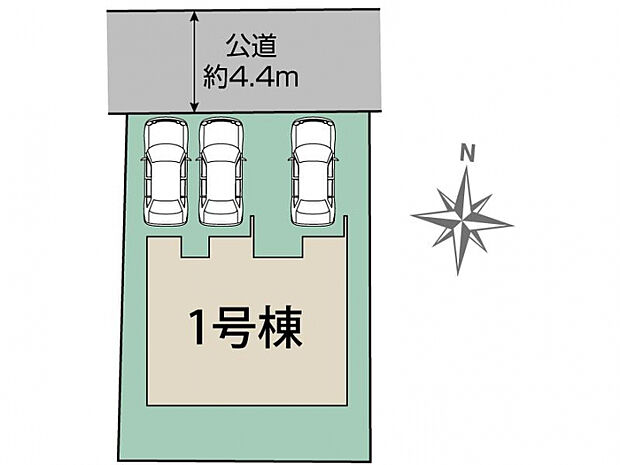 西宮市山本台3丁目1棟 区画図