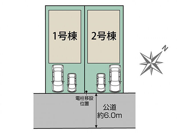 八千代市勝田台6丁目2棟 区画図