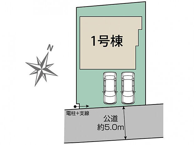 千葉市稲毛区長沼町2期1棟 区画図