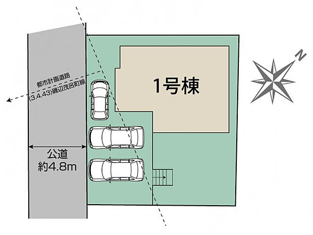 千葉市若葉区西都賀5丁目1棟 区画図