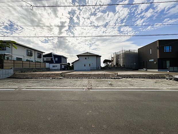 アコーディア大野城若草＜全3区画＞現地写真
土地面積：189.52m2（57.32坪）～189.53m2（57.33坪）

2025年6月造成工事完了　現地（2025年6月）撮影