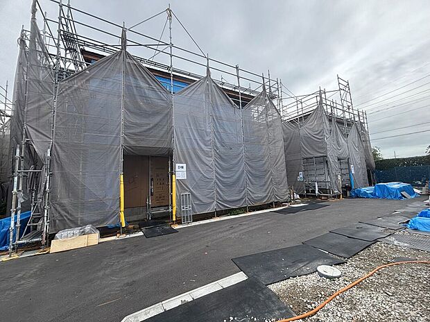 現在建築中です。完成に向けて順調に工事が進んでいます。