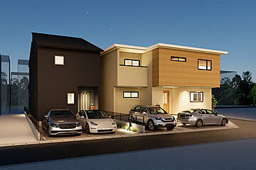 【ワウハウス】ソフィスガーデン八幡3丁目II/全3邸 外観