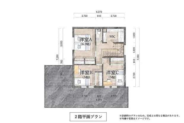 2F間取図