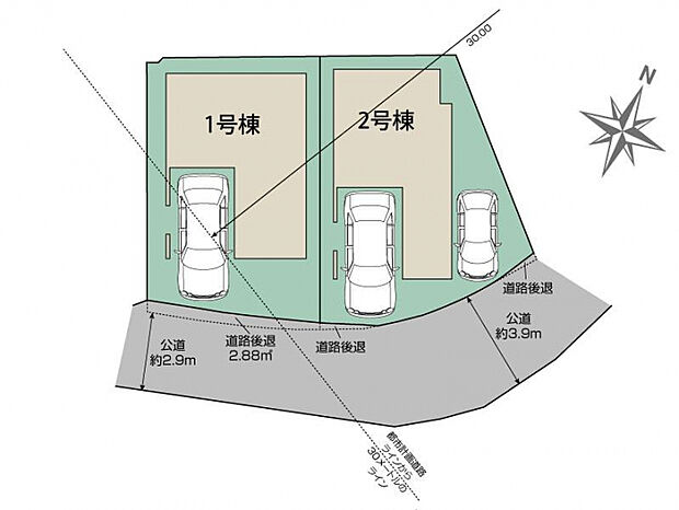 明石市松江2棟 区画図