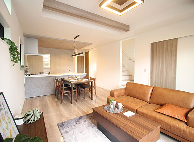 【マイタウン施工プラン例／リビング】※画像にはオプション商品が含まれております。