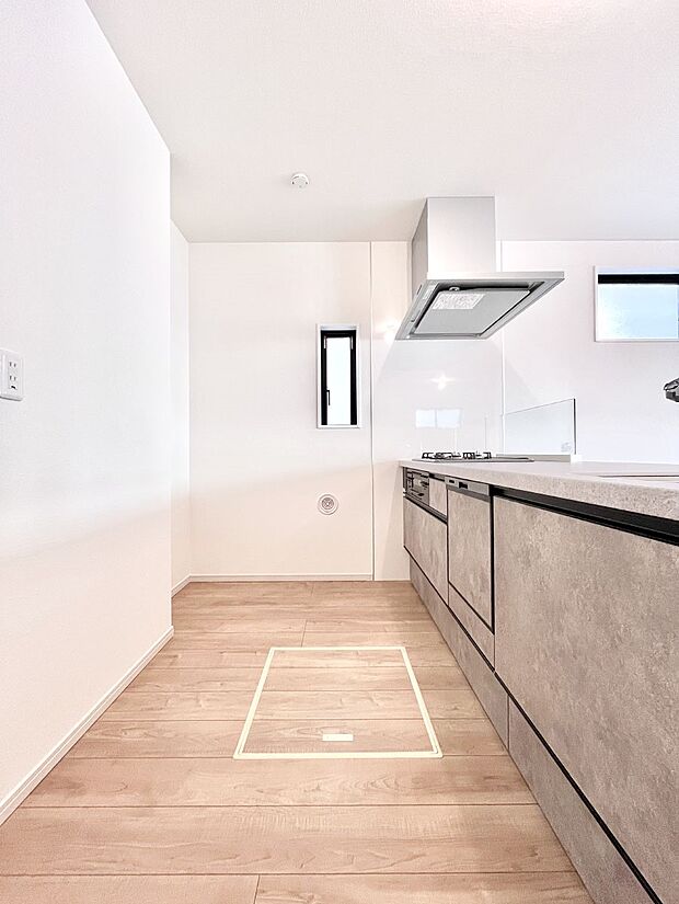 ゆとりあるキッチンではご家族と楽しくお料理ができます。