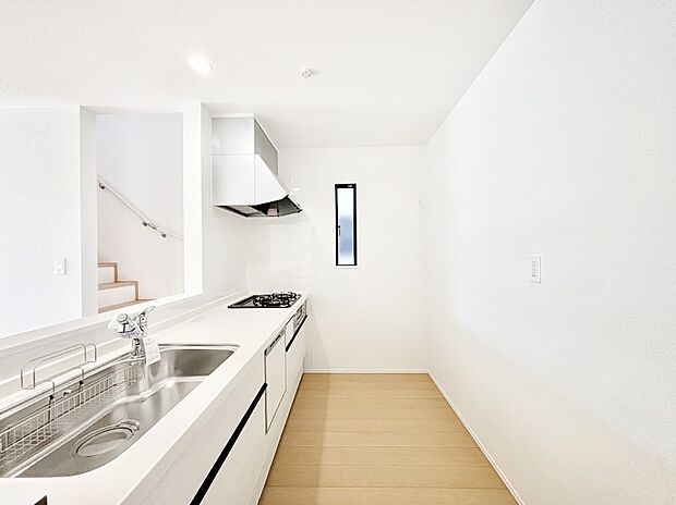 ゆとりあるキッチンではご家族と楽しくお料理ができます。