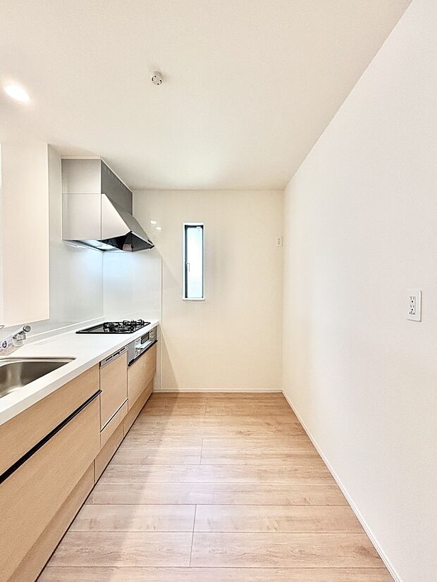 ゆとりあるキッチンではご家族と楽しくお料理ができます。