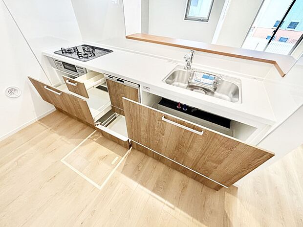 【スライド収納】使いやすさを優先したスライド式収納タイプ！