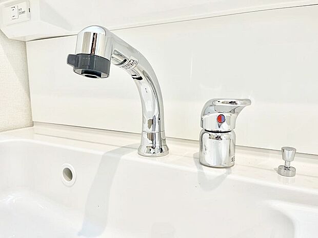 【その他設備(シャワー付き洗面台)】ハンドシャワー付き！使いやすい洗面台。