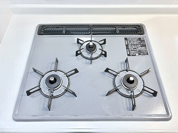 【その他設備(Ｓｉセンサーコンロ)】ガスコンロはＳｉセンサー搭載。火力調節や焦げ付き・消し忘れも防いでくれます。