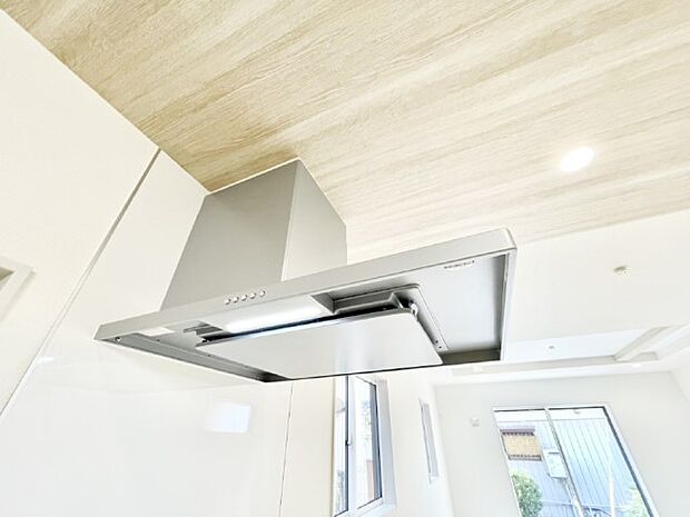 【その他設備(レンジフード)】基本的なお手入れはフィルターのみ!お手入れのしやすさも魅力です。