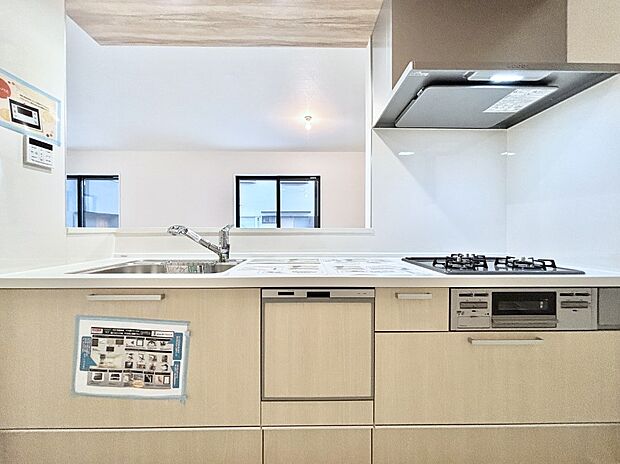 【キッチン】お料理を効率的に、楽しく!システムキッチン