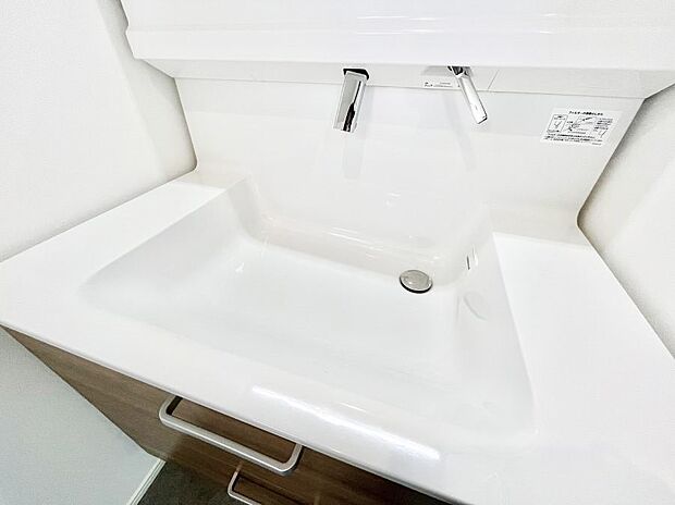【その他設備(ハンドシャワー水栓)】ハンドシャワー付き！使いやすい洗面台。