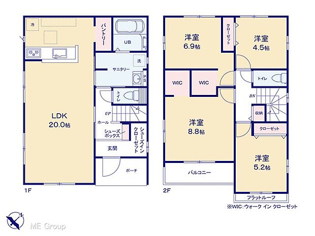 【4LDK】図面と異なる場合は現況を優先