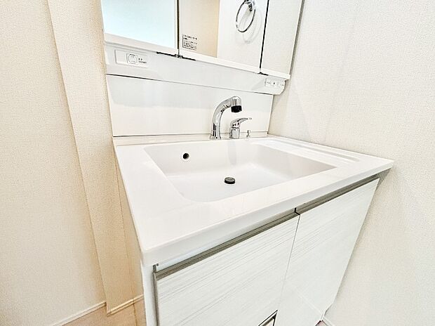 【その他設備(ハンドシャワー水栓)】ハンドシャワー付き！使いやすい洗面台。