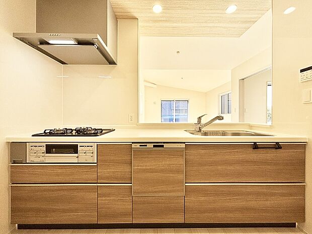 【キッチン】お料理を効率的に、楽しく！システムキッチン  