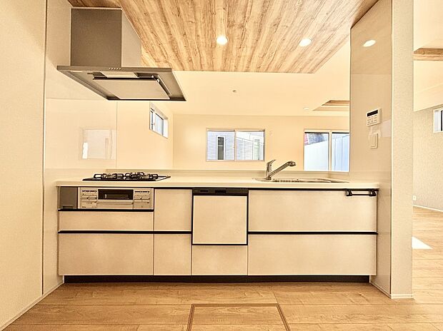 【キッチン】お料理を効率的に、楽しく！システムキッチン  