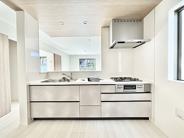 【キッチン】お料理を効率的に、楽しく！システムキッチン  