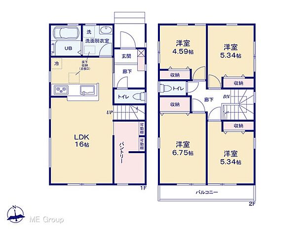 【4LDK】図面と異なる場合は現況を優先