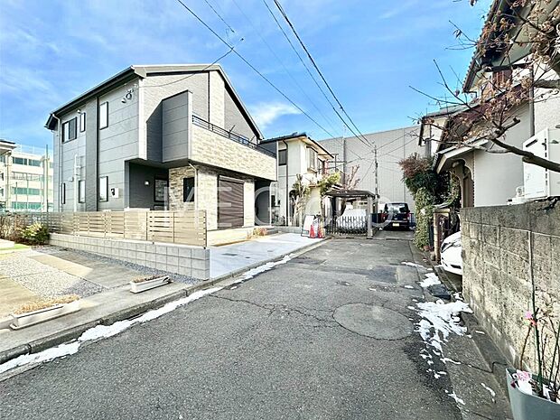 【前面道路含む現地写真】ここから始まる新生活を応援いたします