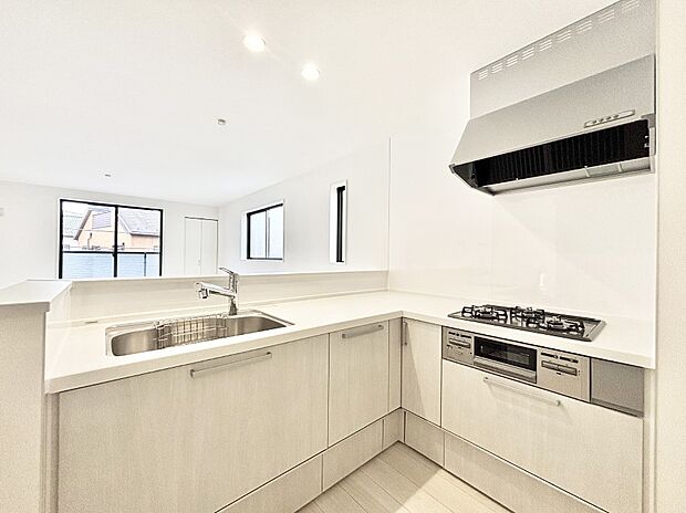 【キッチン】お料理を効率的に、楽しく!システムキッチン