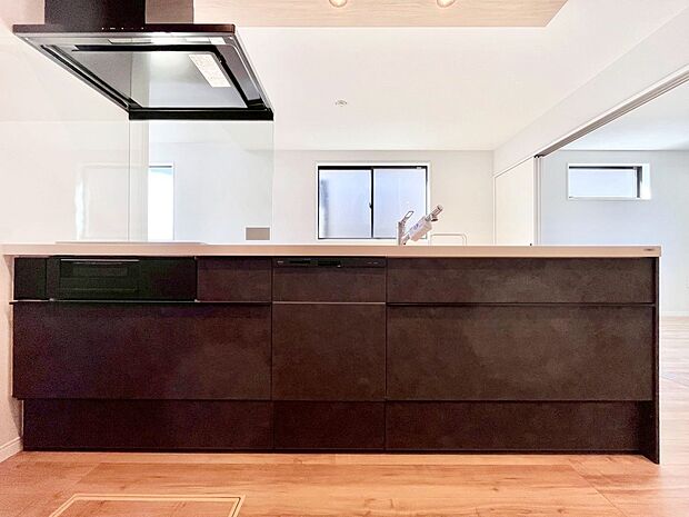 【キッチン】お料理を効率的に、楽しく!システムキッチン