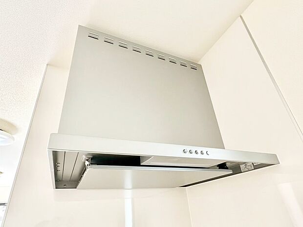 【その他設備(レンジフード)】基本的なお手入れはフィルターのみ!お手入れのしやすさも魅力です。